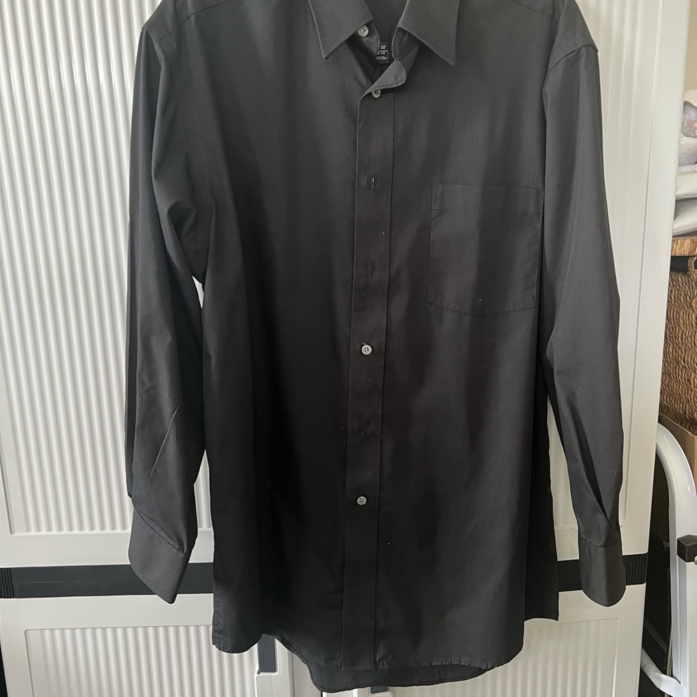 George Men's Black Dress Shirt